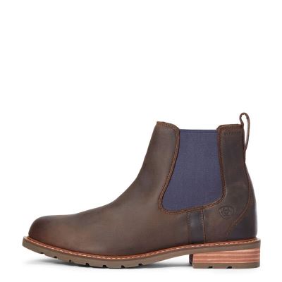 Ariat English: Wexford Waterproof Botines Hombre - Azul Marino / Marrones (SKPCX9786)